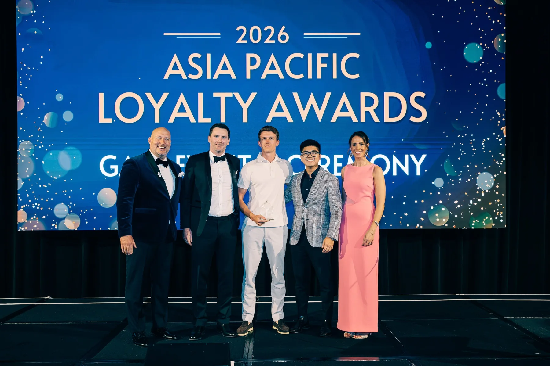 On stage at the 2026 Asia Pacific Loyalty Awards
